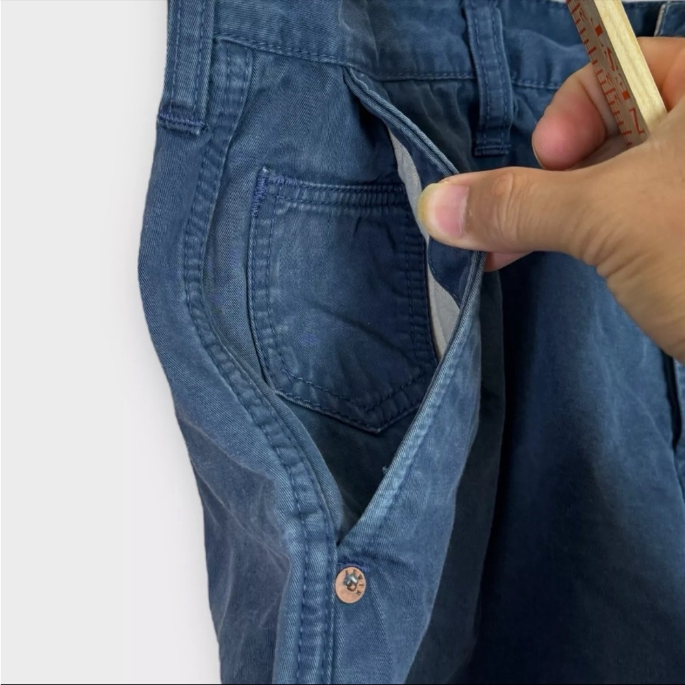 Edwin 55 Chino French Twill Pants 10 Oz Ultra Marine Mens W32 L33 Navy Blue - Picture 5 of 16